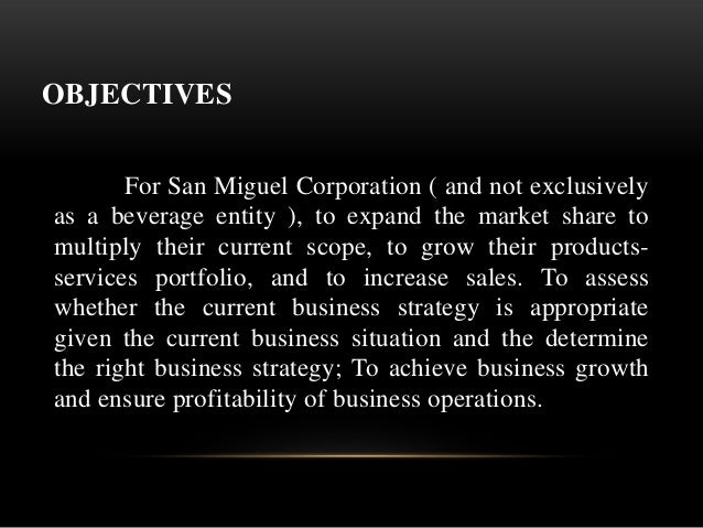 San miguel brewery mission vision san miguel corporation organizational chart